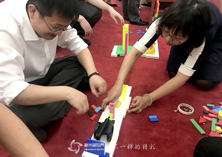 工行工會主題活動，多米諾再次成主角