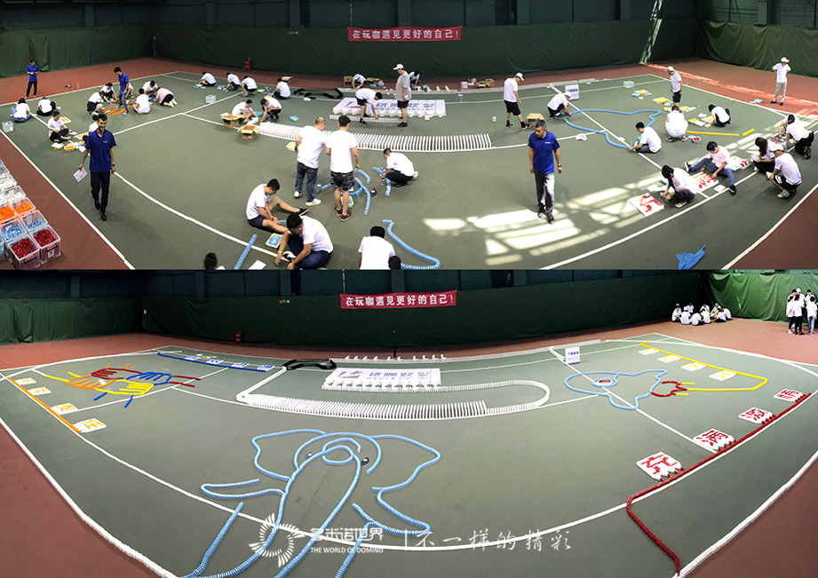 玩咖員工內訓、歡聚多米諾世界