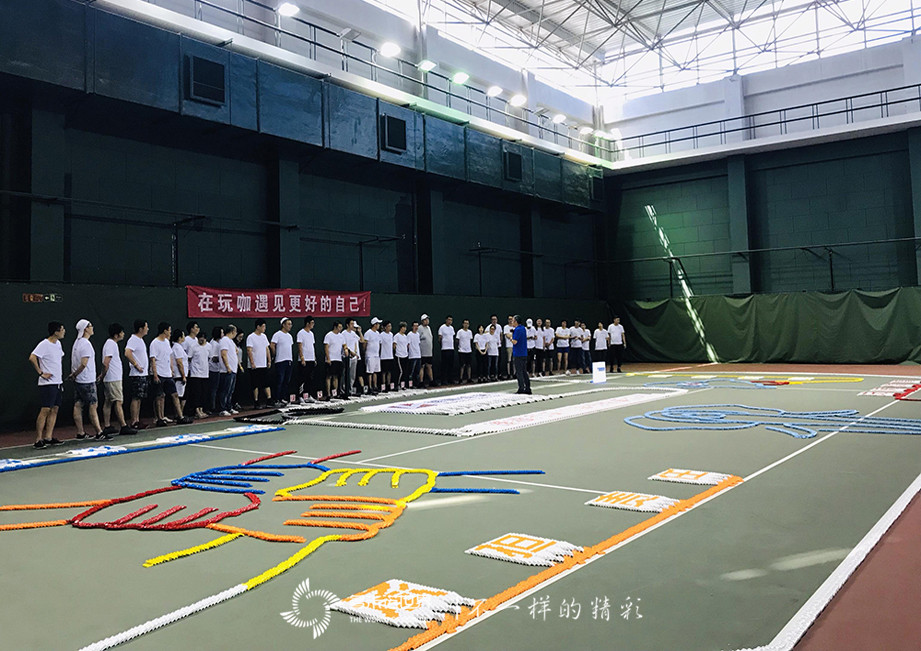 玩咖員工內訓、歡聚多米諾世界