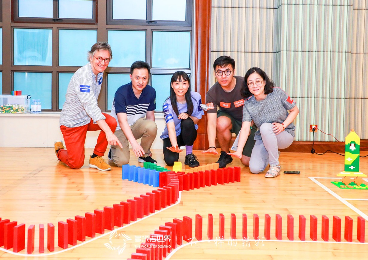 包容協作-達能CBS部門多米諾團隊活動