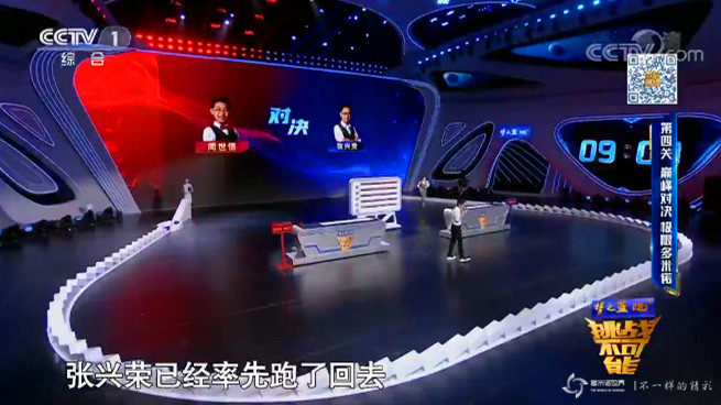 多米諾世界團隊參加《挑戰(zhàn)不可能》欄目錄制